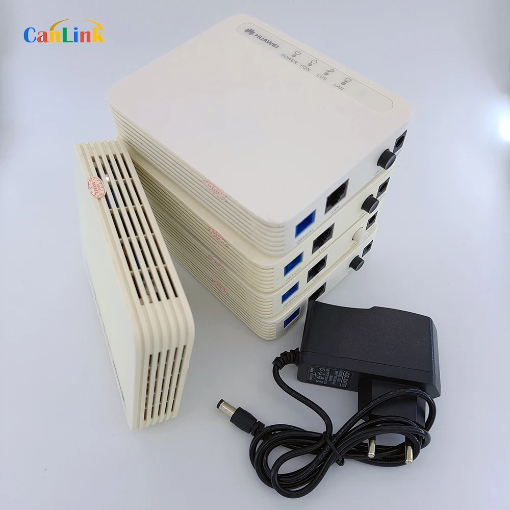 25pcs high value huawei hg8010 1fe gpon epon terminal onu huawei ont ftth fiberhome secondhand modem english language ont free global shipping