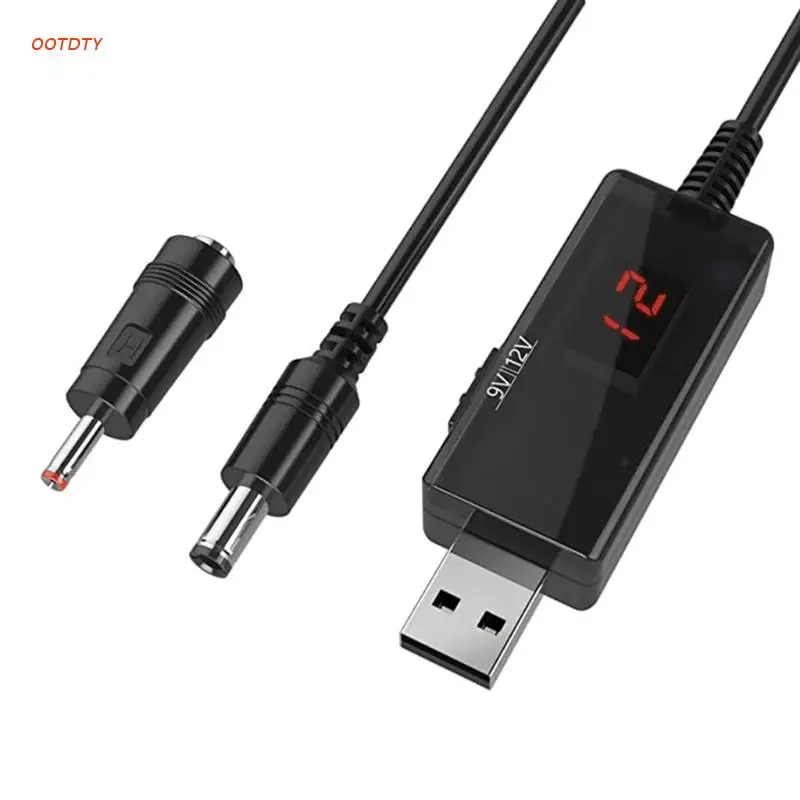 

USB кабель DC 5V Boost до 9V 12V Напряжение конвертер USB Мощность Boost Line импульсный повышающий зарядные устройства заряд питания USB Мощность заряда