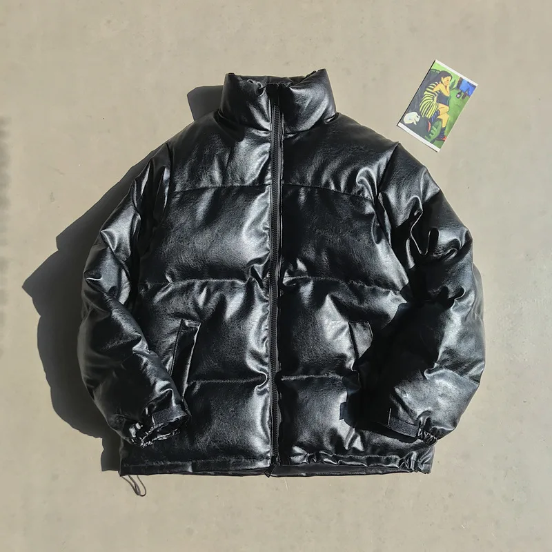 

Winter new men's short cotton-padded clothes men's Korean version of the trend of cold-proof bread clothes thickened winter