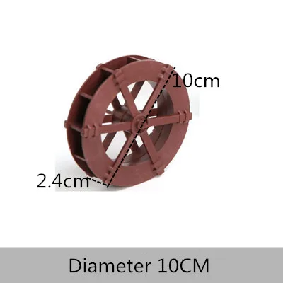 Деревянный waterwheel транспорта круглая деревянная мельница Feng Shui Сад орнамент из