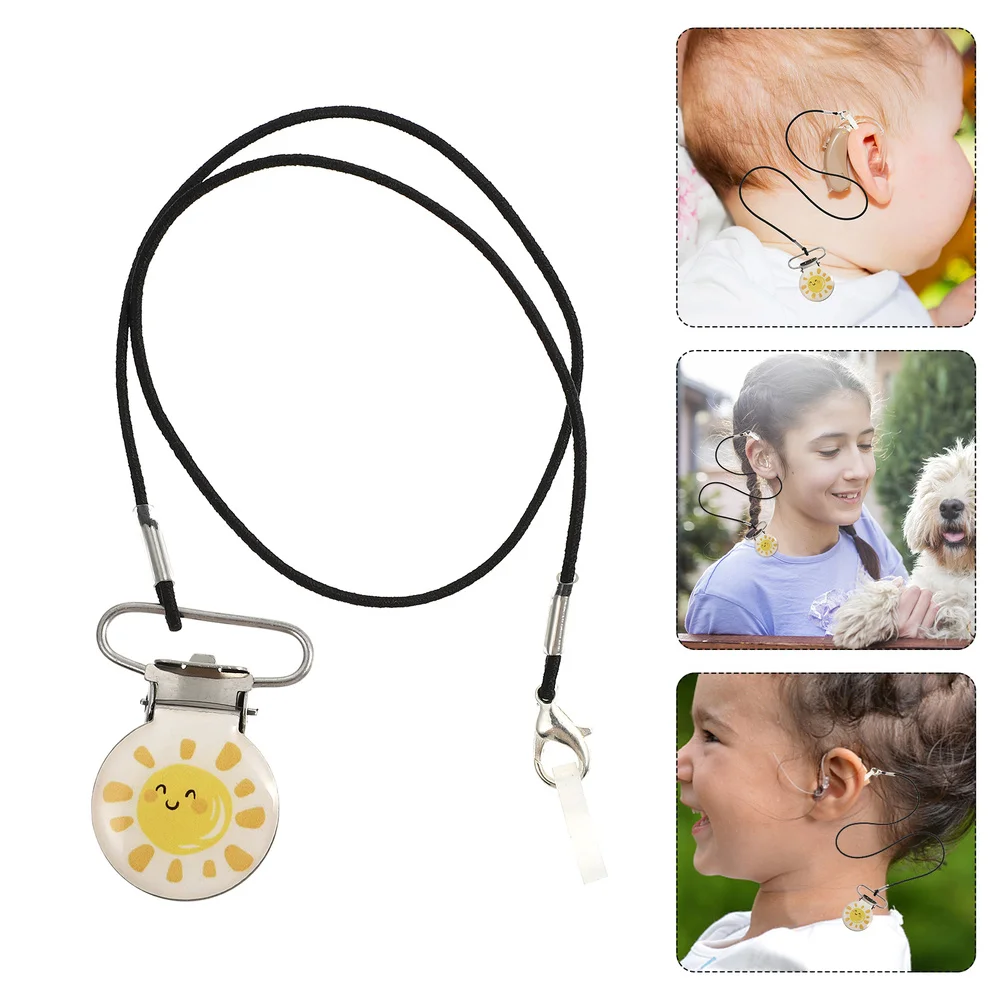 

Hearing Aid Anti‑Loss Lanyard Hearing Aid Accessory Clip Clamp Rope Protector