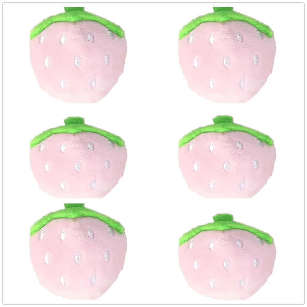 6 шт./лот клубника и т. д. Мини 4-6 см фруктовая кукла маленькие аксессуары плюшевая