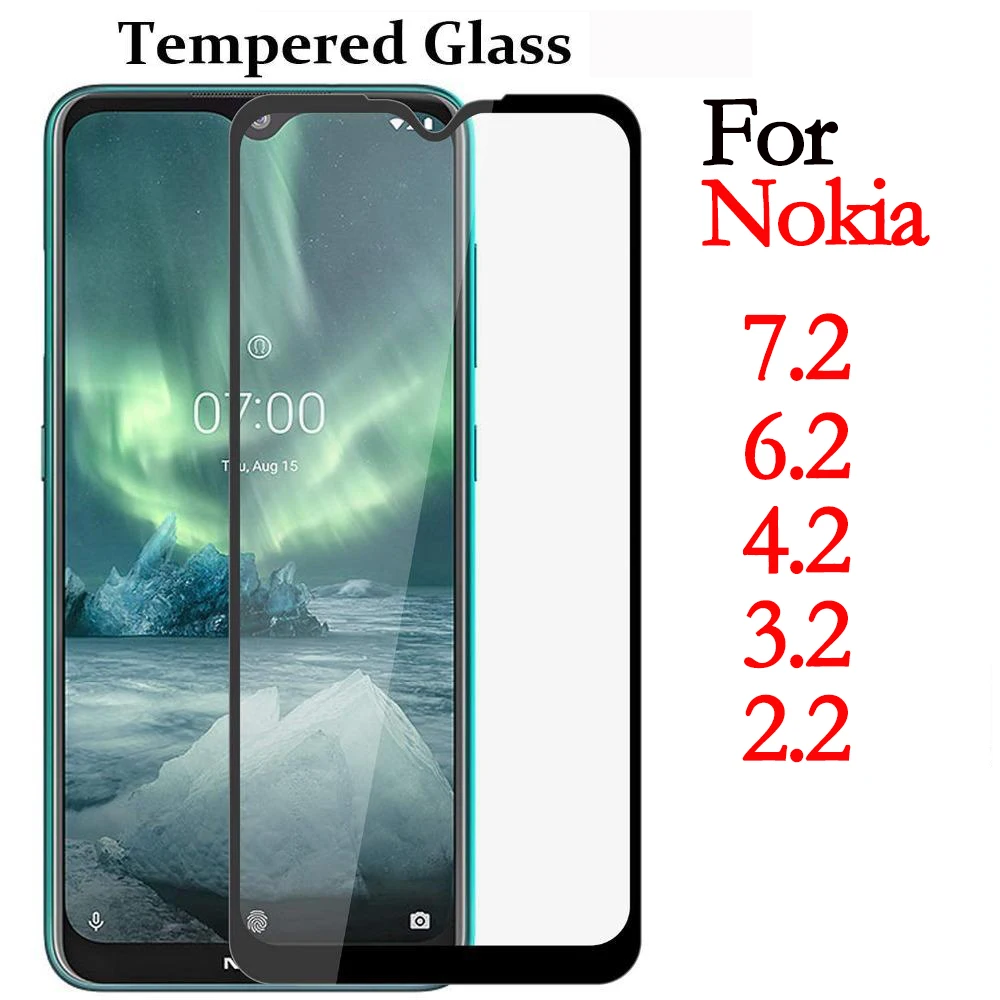 Защитное стекло для Nokia 7 2 6 4 3 закаленное 2|Защитные стёкла и плёнки телефонов| |