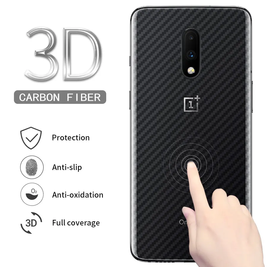 10 шт./лот для OnePlus X 6T 6 5 5T 3 3T 2 One plus защитная пленка из углеродного волокна наклейка