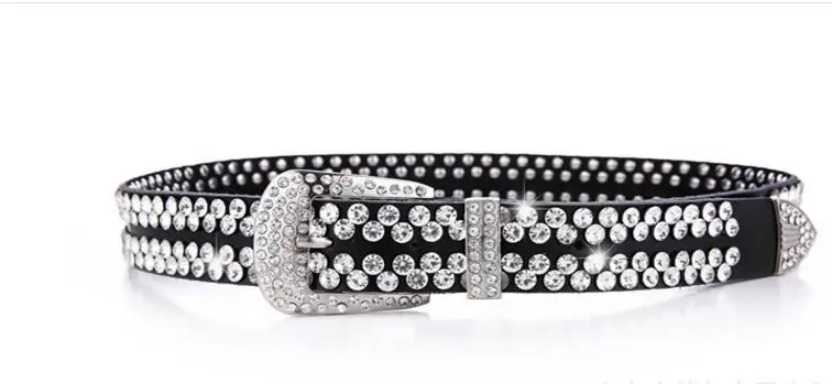 Новинка! Элитные ремни для мужчин и женщин из воловьей кожи camel длинные Стразы