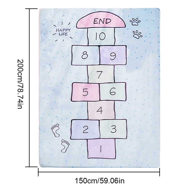 

#QFun Children's Rugs For Room Carpet Living Room Mat For Children Cushion Bedroom Decoration Kids Room Cute Home Decoration 1pc