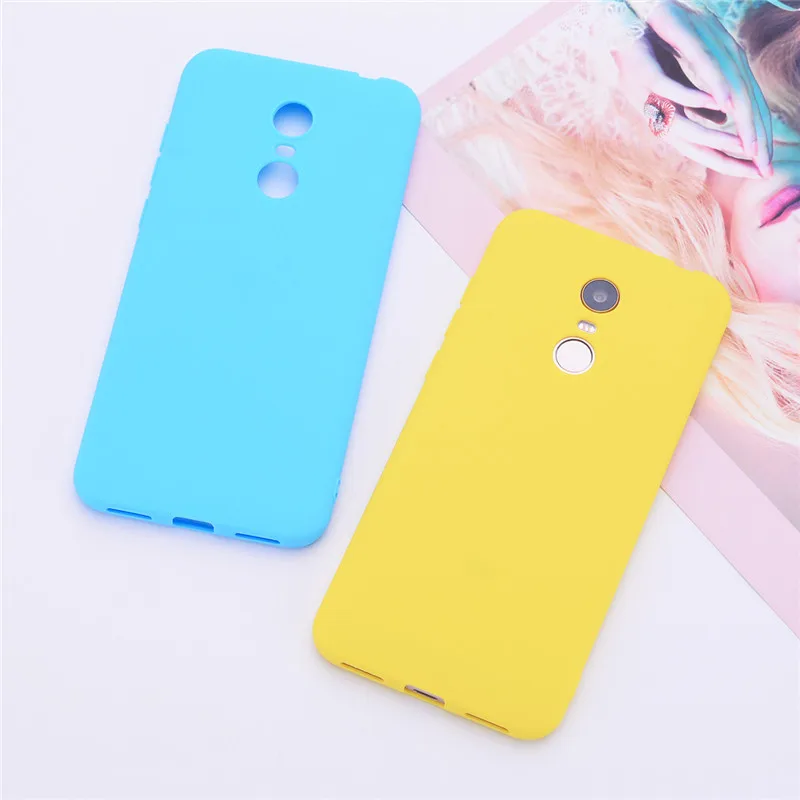 Color Matte Phone Cases For Xiaomi Redmi 5 / 5 Plus Case Silicone Soft TPU Back Cover For Xiaomi Redmi 5 Plus Case Coque Funda