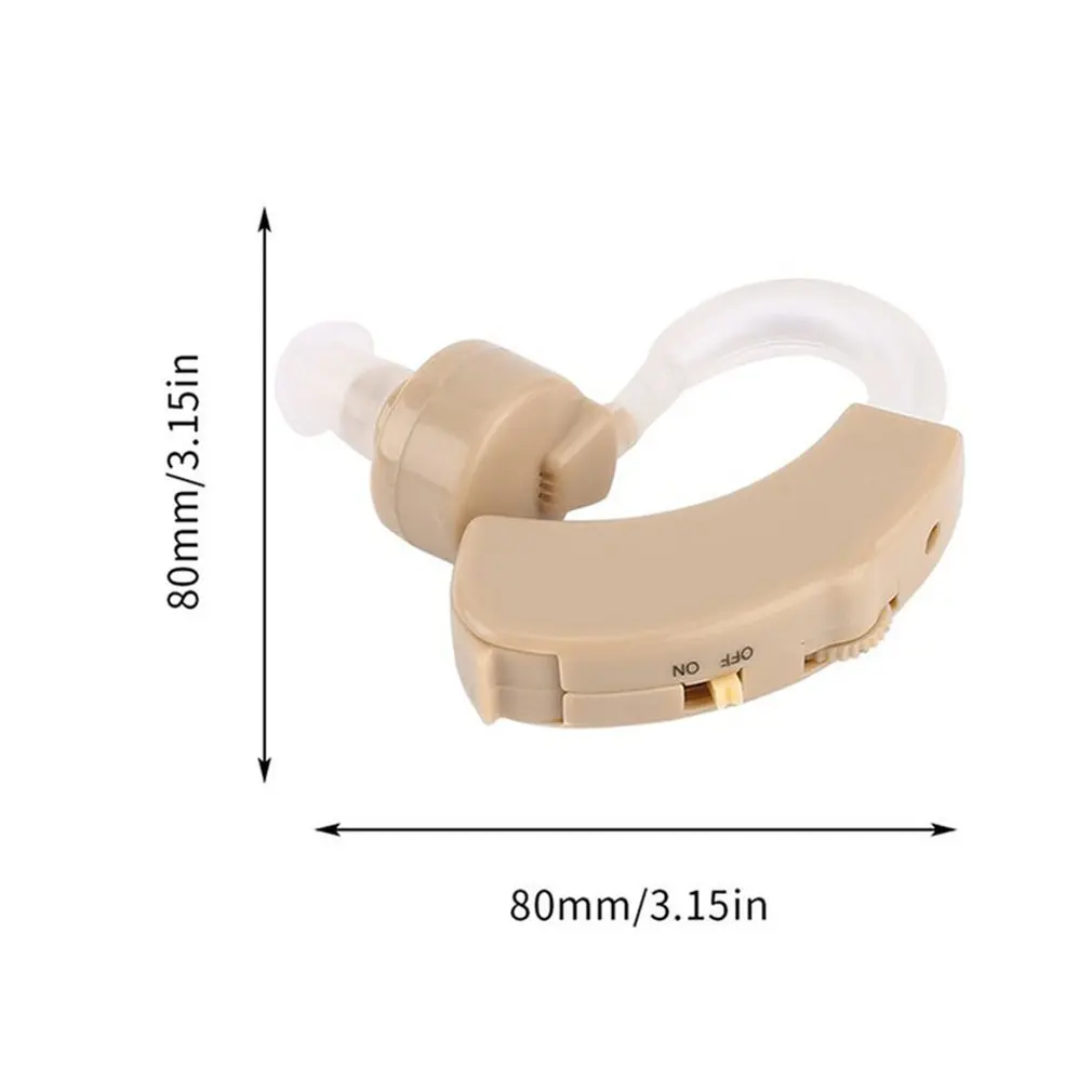 

Portable Mini Hearing Aid Sound Amplifier In the Ear Tone Volume Adjustable Hearing Aids Ear Care For the elderly deaf