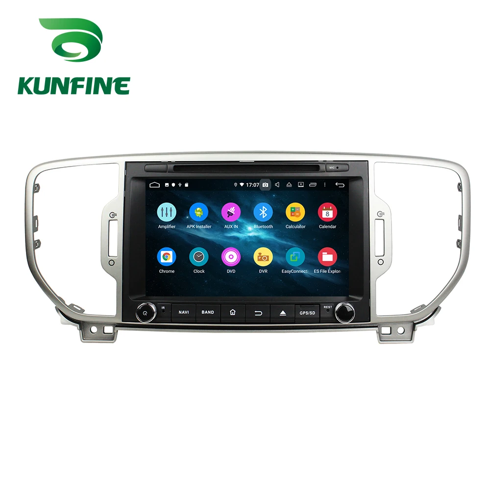 Автомагнитола для автомобиля Android 9 0 Восьмиядерный процессор 4 Гб ОЗУ 64 ПЗУ DVD GPS