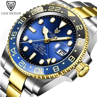 relogio masculino lige 2020 men mechanical watch automatic tourbillon luxury clock business watch men stainless steel wristwatch