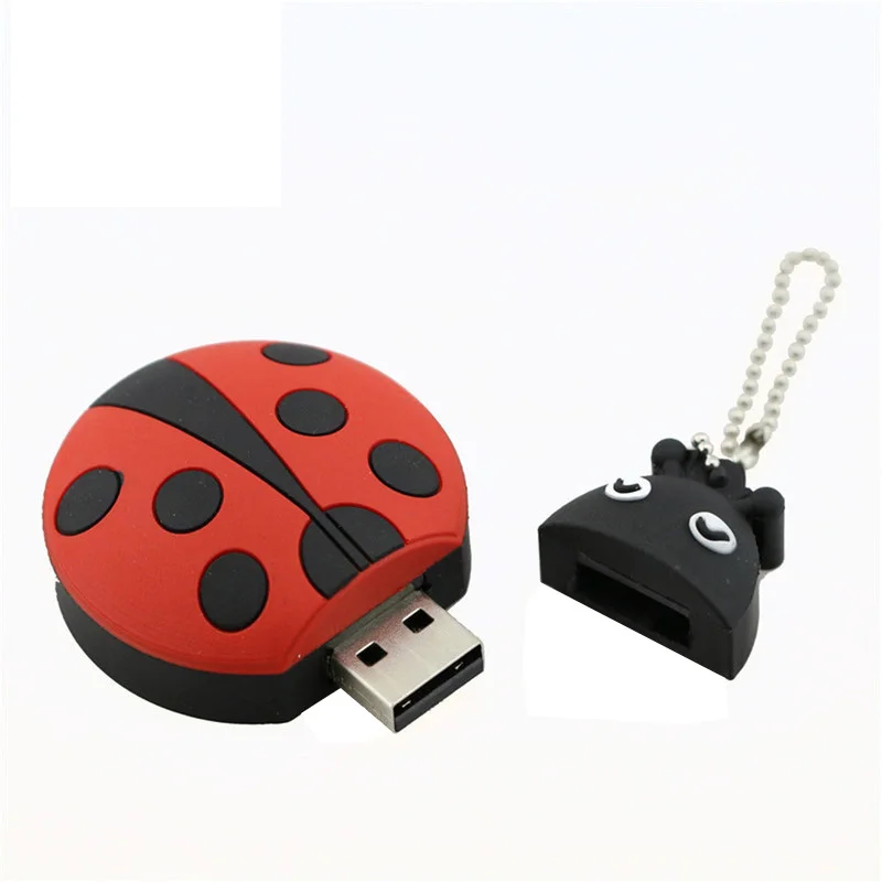 USB флешки насекомых леди Bettle флэш-накопитель 4 ГБ 16 32 нижнее белье с рисунками