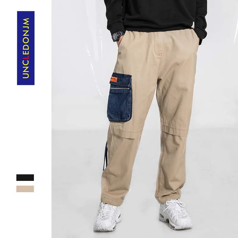 UNCLEDONJM мужские брюки карго осенние Тактические Брюки повседневные хлопковые