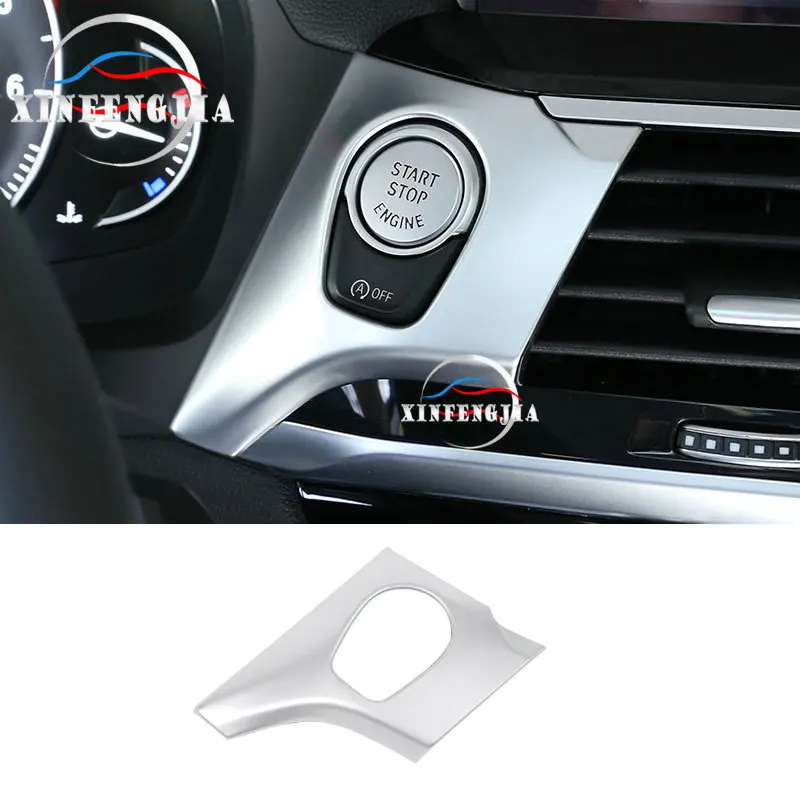 

Хромированная кнопка Зажигания ABS для BMW X3 G01 18-19 G02 2019