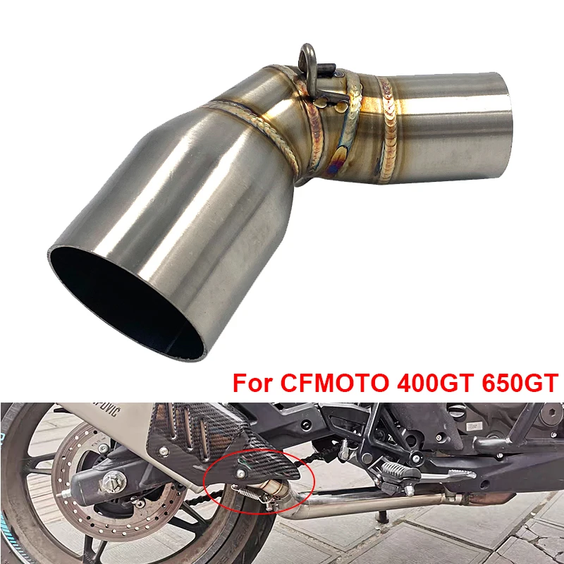 Выхлопной глушитель из нержавеющей стали для CFMOTO 400GT 650GT 650 GT 400 - купить по