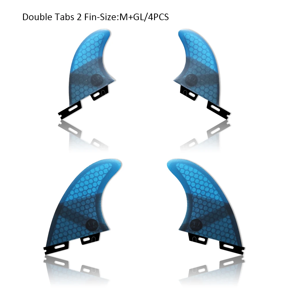 UP SURF FCS 2 Fin Plug G5 + GL двойные вкладки сотовая сердцевина из стекловолокна для