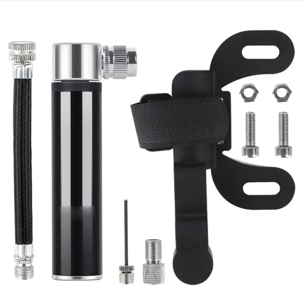 

Mini Bicycle Pump Aluminum Alloy Cycling Hand Air Pump Ball Tire Inflator MTB Mountain Road Bike Pump 120PSI for AV/FV