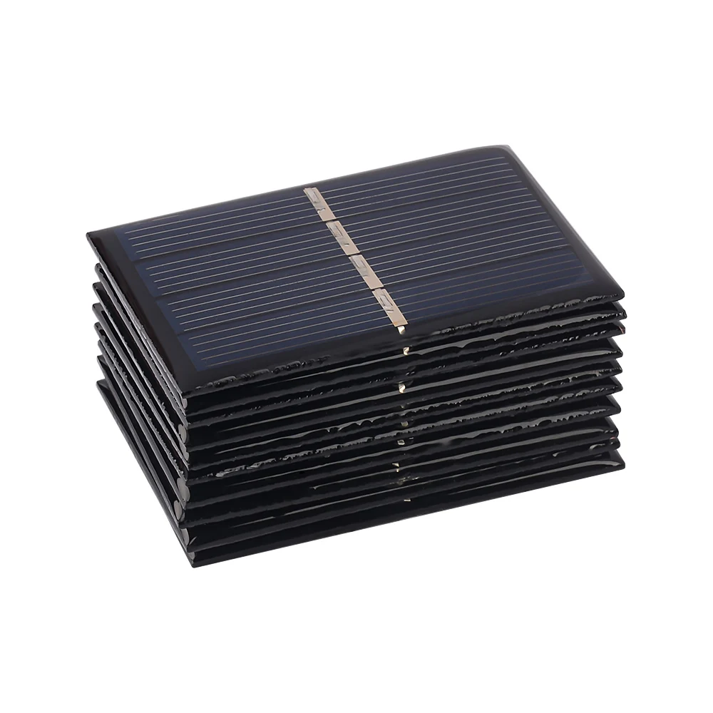 SUNYIMA 10Pcs поликристаллический Панели солнечные 2В 0.13A Мощность зарядный Модуль 58*38