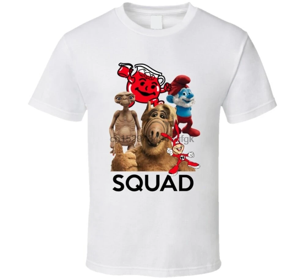Squad Alf Papa Kool Aid Noid ET Funny Retro Fan T Shirt | Мужская одежда