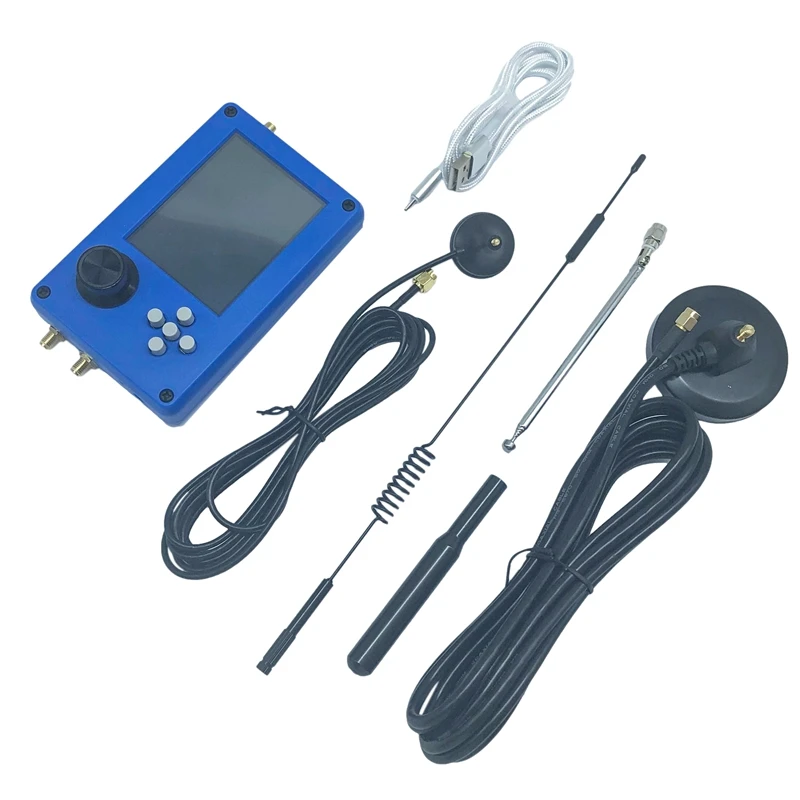 

H2 0.5Ppm TCXO радиоприемник для Hackrf One Portapack H2 два в одном 3,2 дюймовый ЖК-дисплей, динамик с батареей 2100