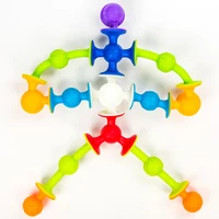 large 36 capsules fitted puzzle childrens happy toy sticky safety silicone puzzle suction cup 3d puzzles educational kid toys