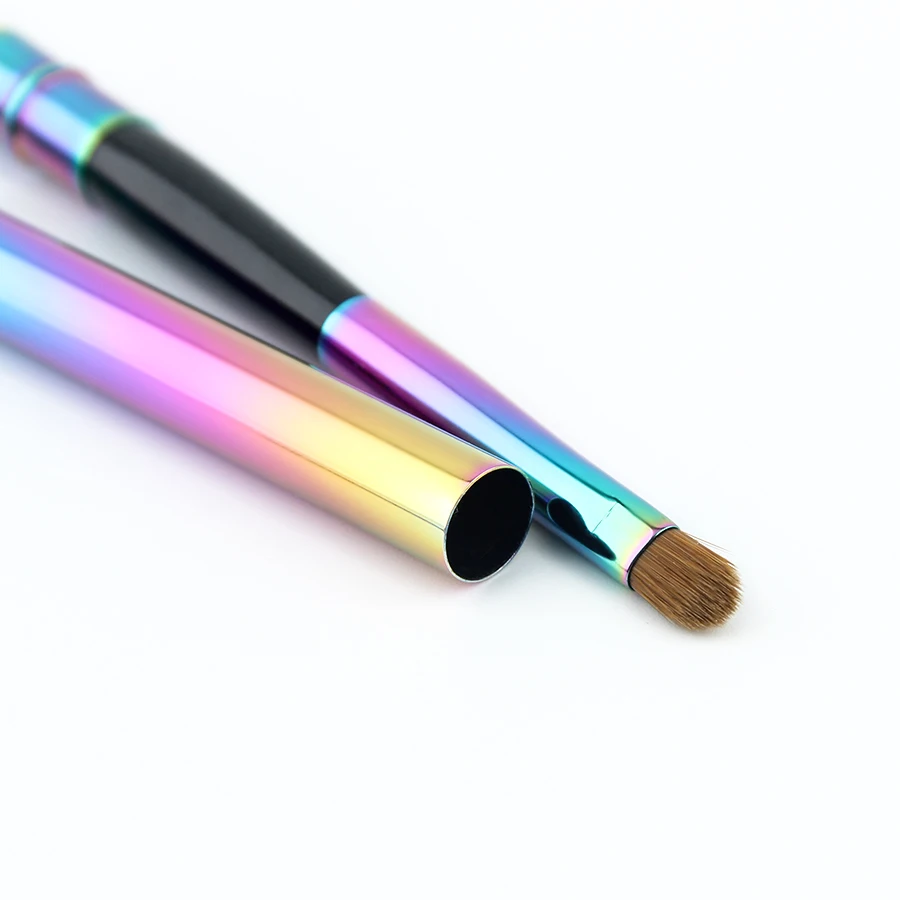 Выдвижная кисть для губ ANMOR Профессиональные кисти макияжа одиночный Радужный
