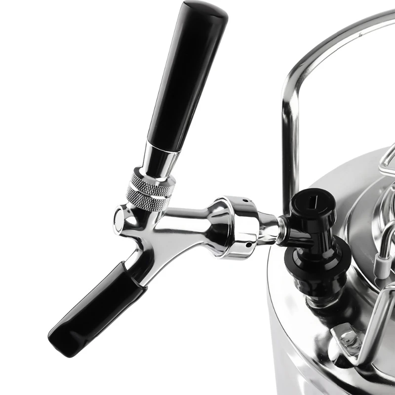 Craft Beer Tap Faucet with Gas Ball Lock Quick Disconnect Kit Home Brewing DIY Soda |