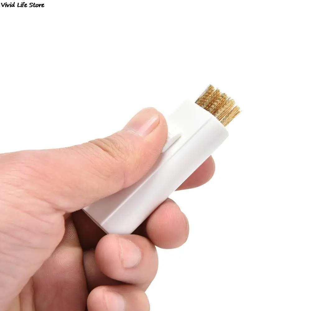 Mini Golf Club Ball Cleaning Brush Iron with Copper Wire Bristles Cleaner Tool Training Aids | Спорт и развлечения