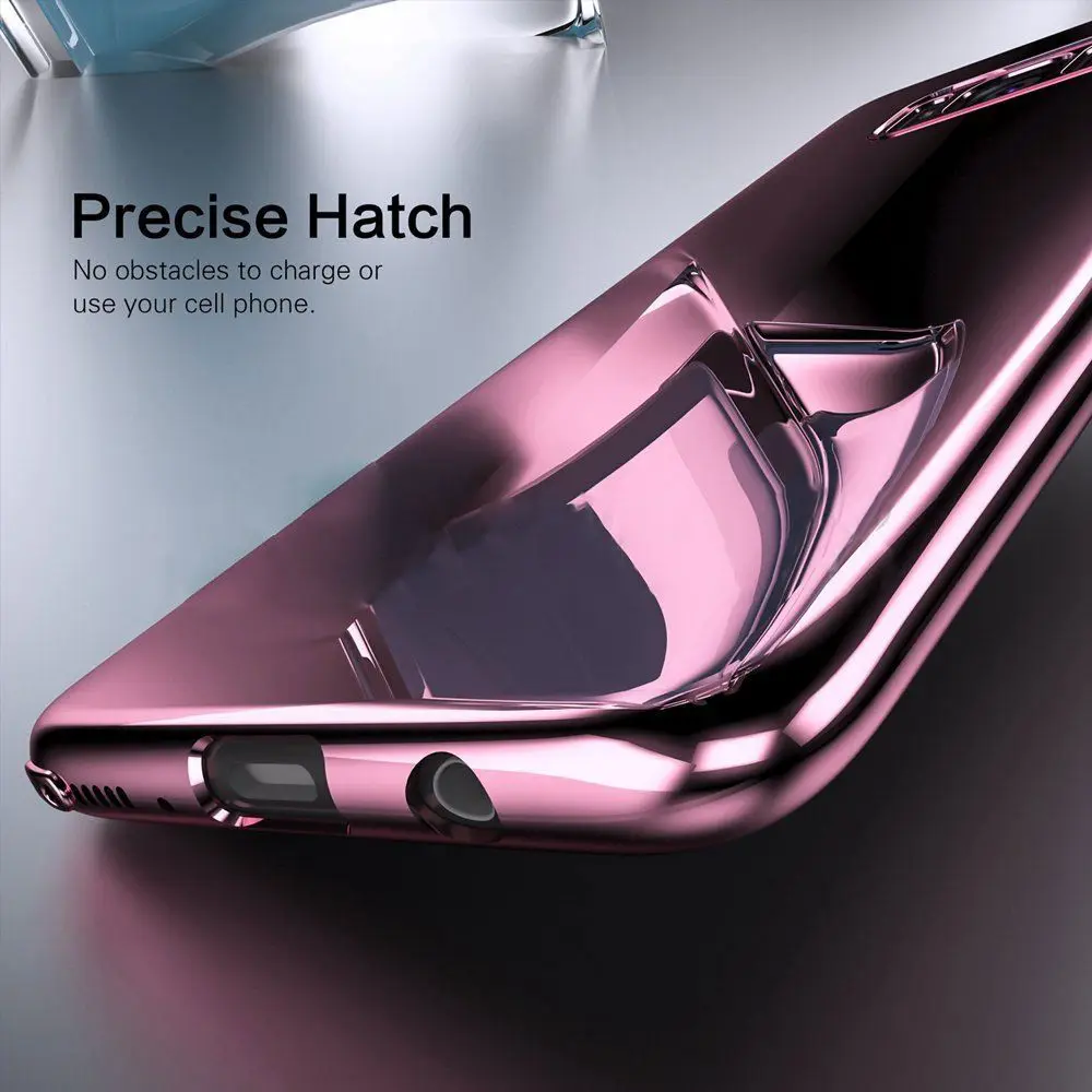 L-FADNUT Soft Film Glossy Mirror Case For Samsung Galaxy A5 2017 Slim Colorful Back Shell Screen Protection 360 Shockproof Funda | Мобильные