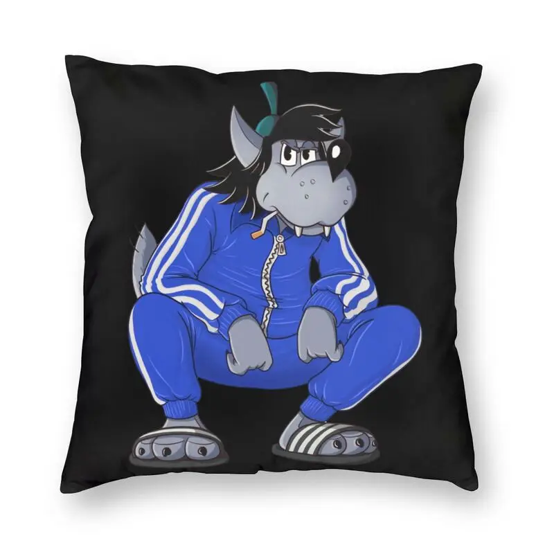 

Наволочка Humor Nu Pogodi Wolf для дивана, домашний декор, квадратная наволочка 40x40 см в виде советского комикса