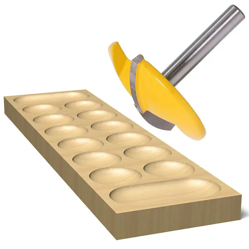 Новая горизонтальная корончатая фреза с радиусом 1-1/2 дюйма хвостовик 1/4 |