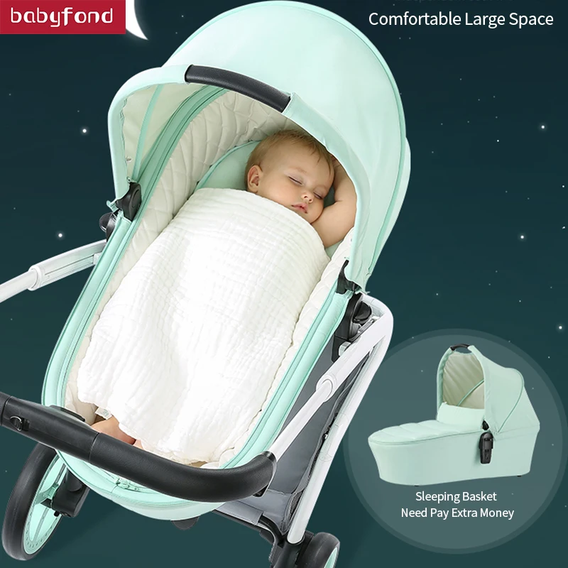 Babyfond легкая детская коляска с высоким ландшафтом может сидеть наклоняясь