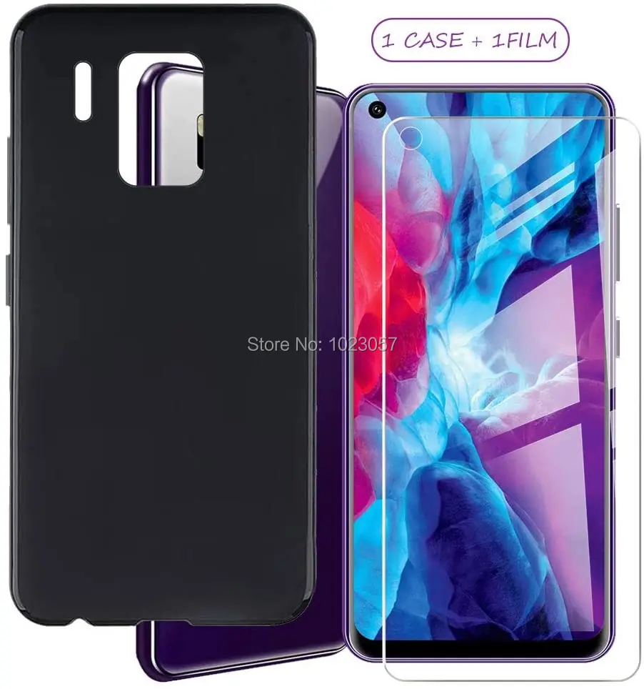 Для Oukitel C18 Pro Чехол с полной защитой чехол закаленным стеклом для 6 55|Защитные