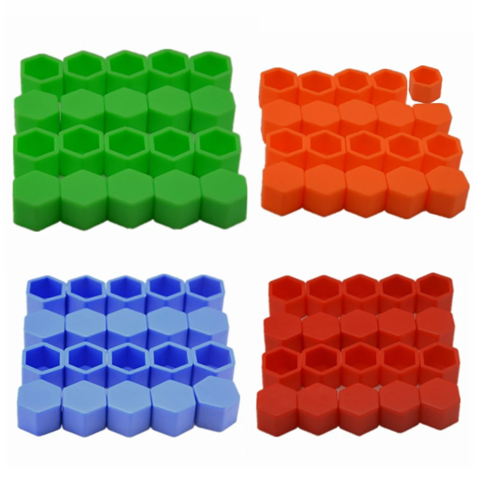 Авто-Стайлинг 20 штук силикагель колесные гайки защитные чехлы с болт Кепки s