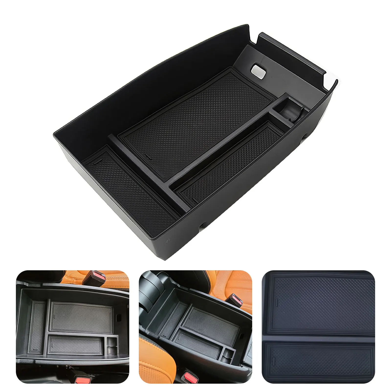 

Фотобокс для 2021 Ford Bronco, Центральная ручка управления, Подключаемая ручка для установки, лоток для хранения