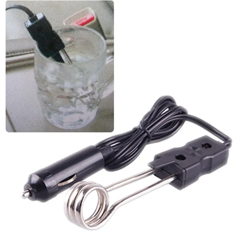 

New Portable Safe 12V Car Immersion Heater Auto Electric Tea Coffee Water Heater