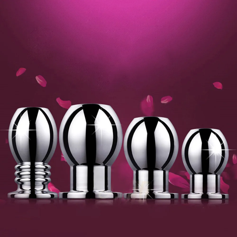 1 шт. металлический полый анальный штекер туннель Анальная пробка секс-игрушки