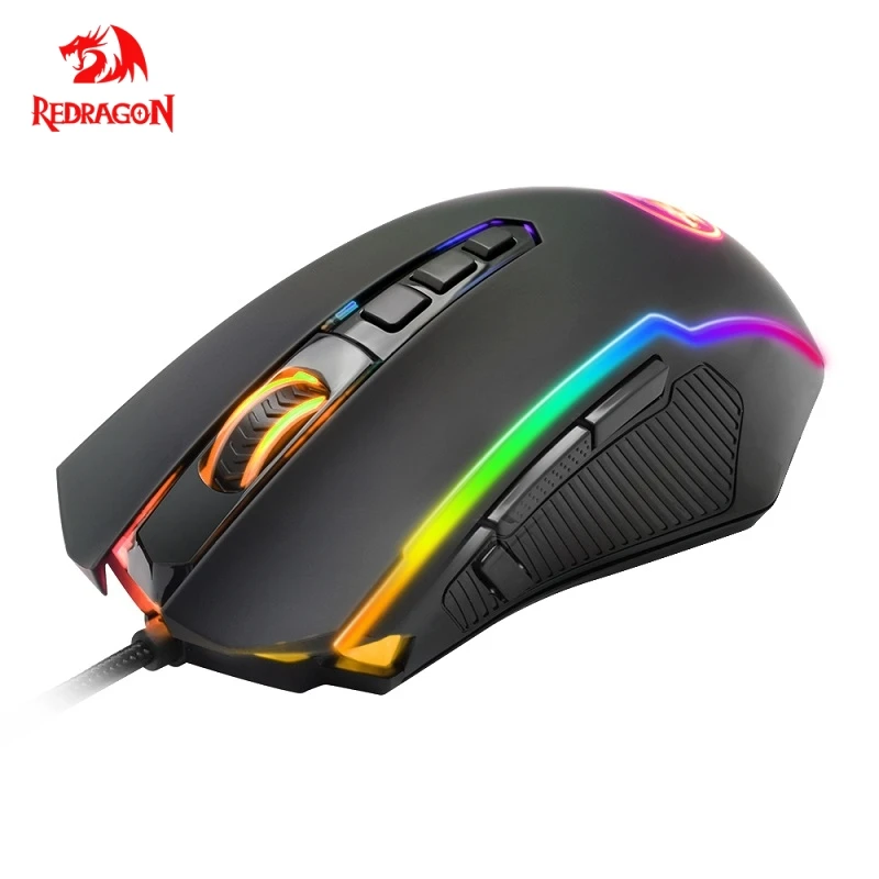 Игровая мышь Redragon Ranger M910 RGB USB Проводная 12400 точек/дюйм 10 кнопок эргономичная для