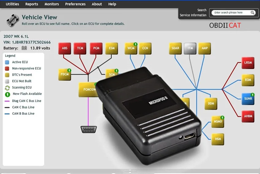 Онлайн Программирование MicroPod2 V17.04.27 Многоязычная профессиональная диагностика