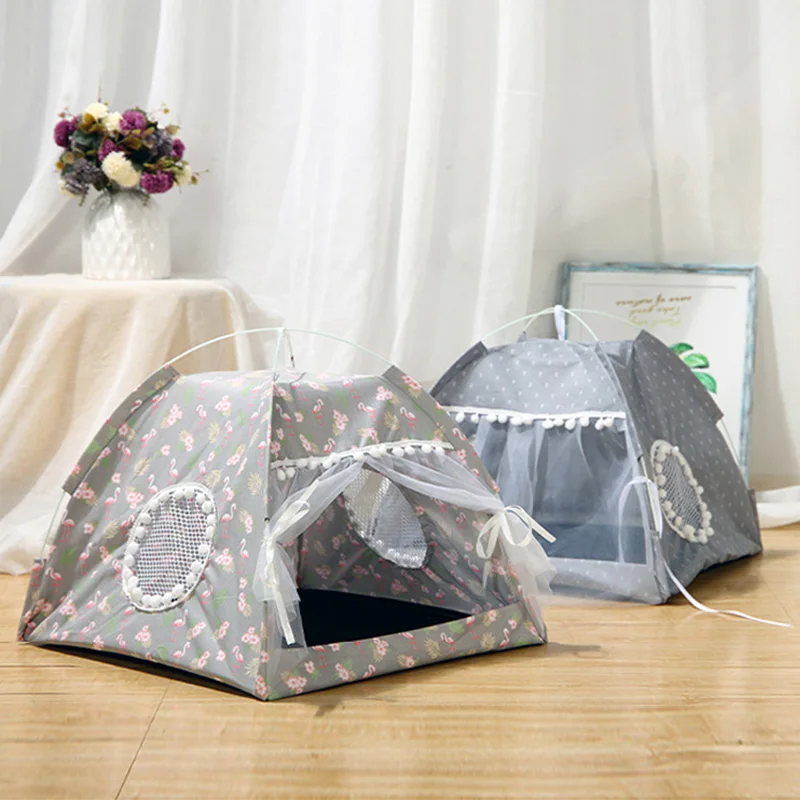 Новая кровать для домашних животных подкладка собаки всесезонный домик кошек