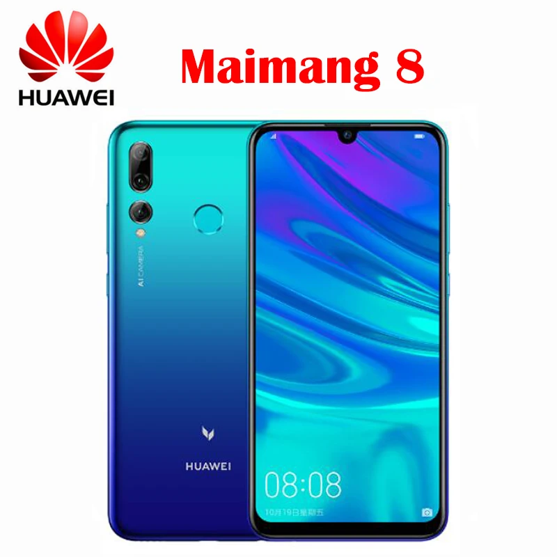 Оригинальный сотовый телефон Huawei Maimang 8 с глобальной прошивкой Hisilicon Kirin 710