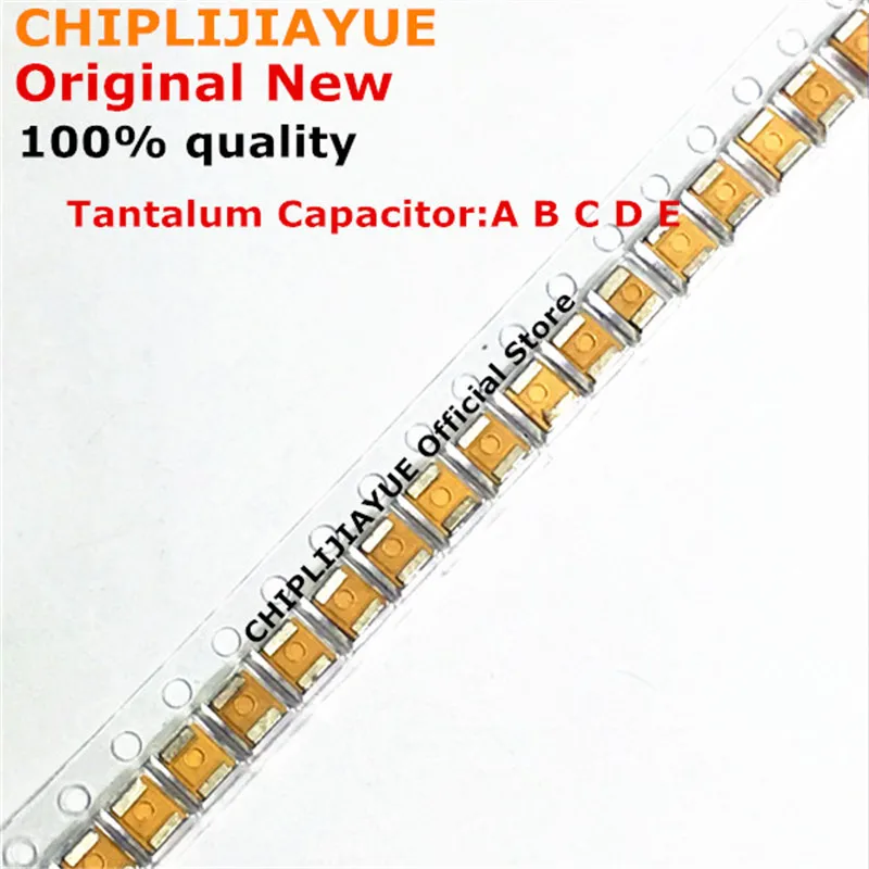 

100 шт. танталовый конденсатор с алюминиевой крышкой, Тип B 227 476 107 475 106 105 226 4V 6,3 V 16V, алюминиевая крышка, 25В 35В с алюминиевой крышкой, 50В 1 мкФ 220 м...
