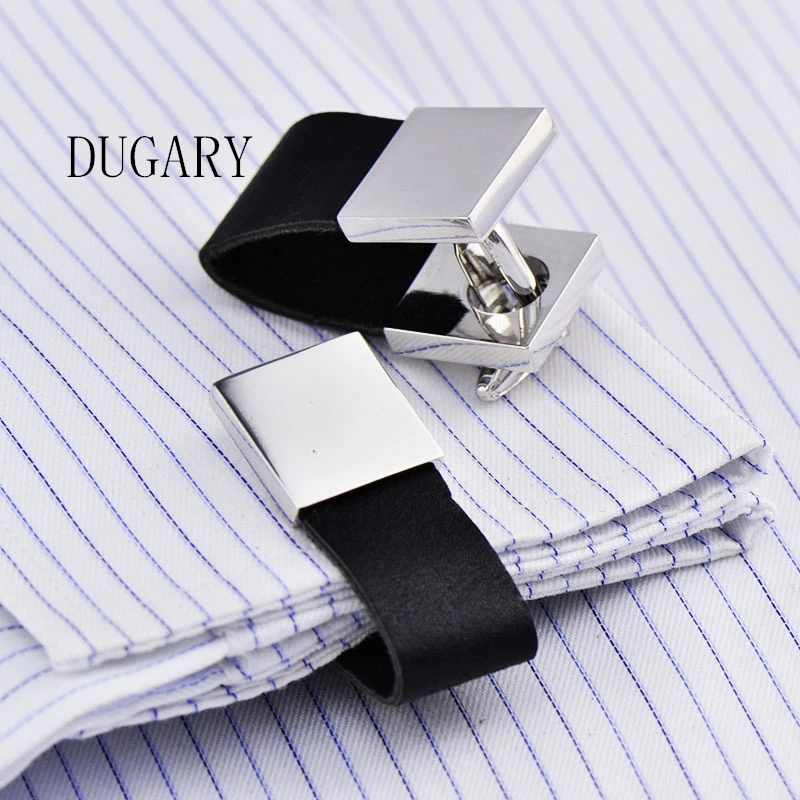 DUGARY jewelry Fashion shirt blue cufflink for mens Brand Cuff link Button Quality Luxury Wedding Male wholesale Free Shipping | Украшения