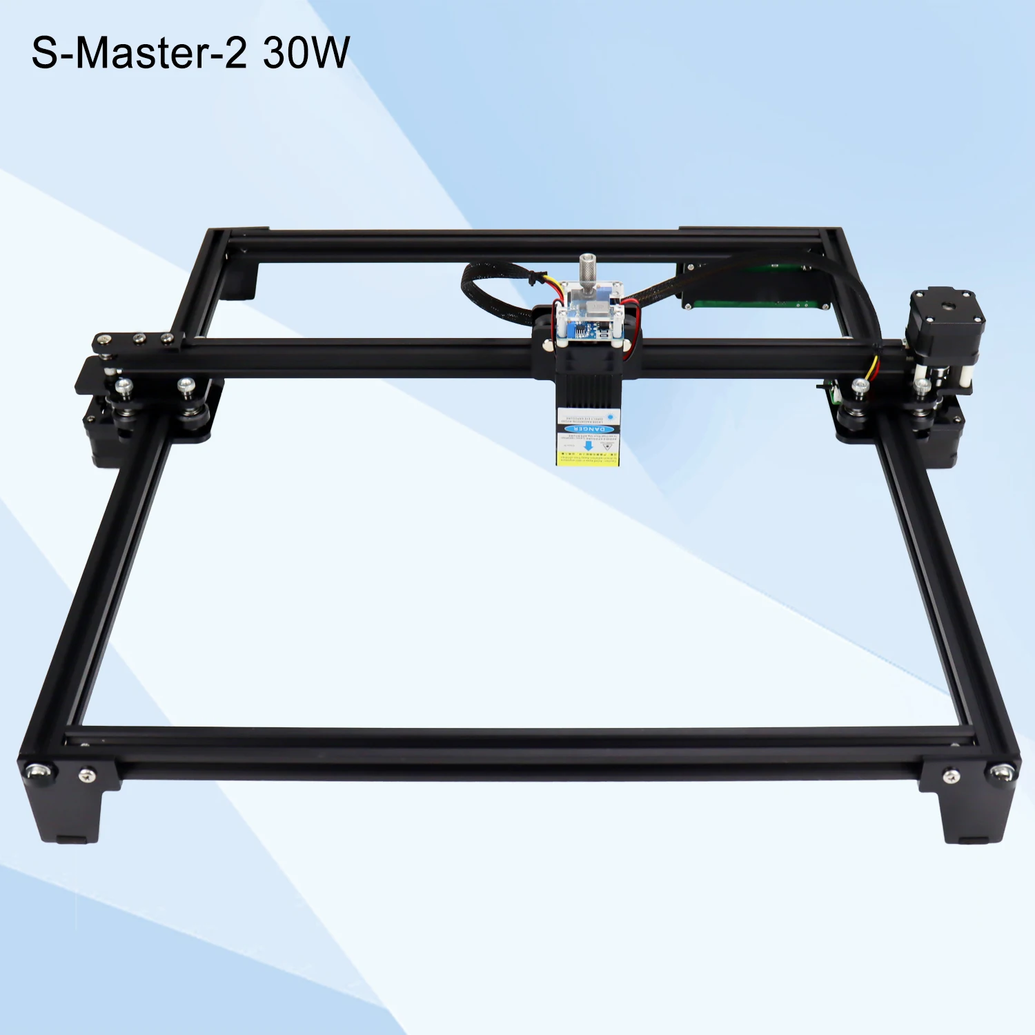 30 Вт стандартный лазерный гравировальный станок 370 нм * гравировальная площадь