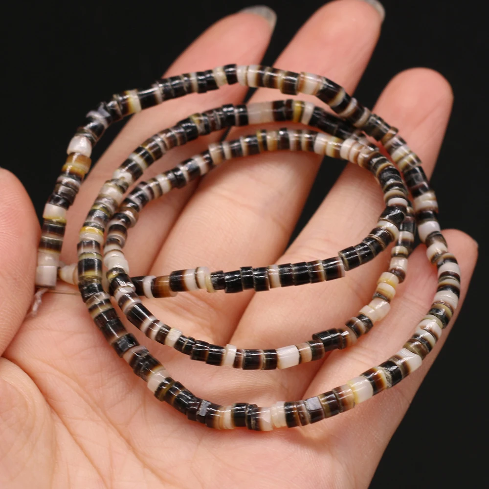 Natural Mother Of Pearl Black Shell Bead Irregular Isolation Beads For Jewelry Making DIY Necklace Bracelet Earrings Accessory | Украшения