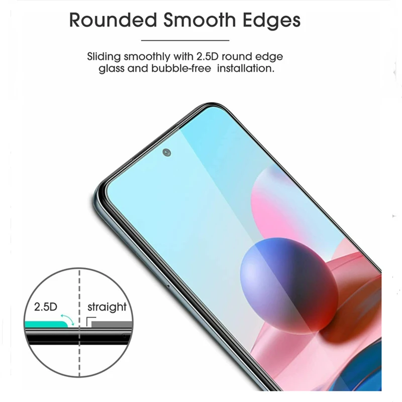 3pcs tempered glass for xiaomi redmi note 10 pro 5g glass film screen protector for redmi note 10 pro max 9 10 s 10 pro glass free global shipping