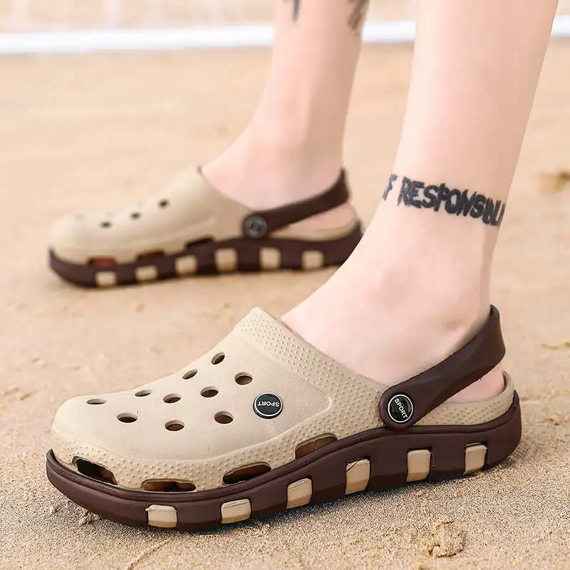 

Racing Slippers Shark Children's Orthopedic Flip Flops Non-Casual Leather Half Shoes For Men Net Sandals For Children Tennis