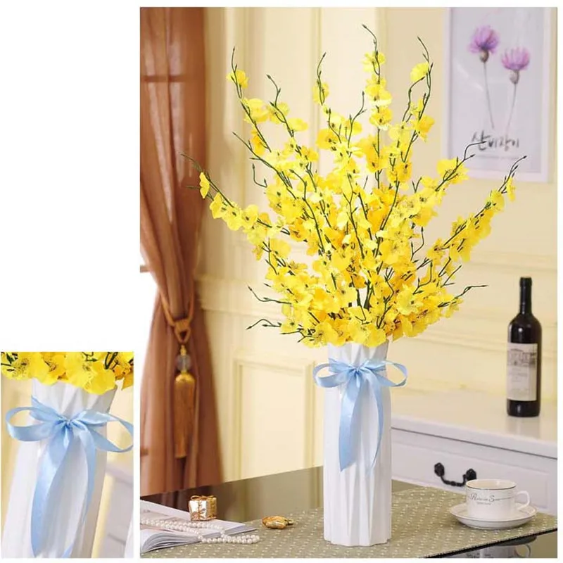 4 PCS Nordic Classic White Ceramic Vase Chinese Arts and Crafts Wedding Decor Porcelain Flower Home Furnishing Decoration | Дом и сад