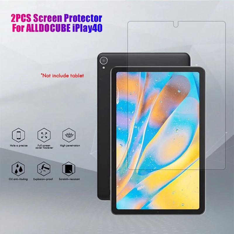 

2PCS Screen Protector for ALLDOSquare IPlay40 10.4 Inch Tablet Tempered Film Protective Film