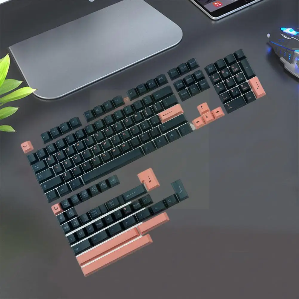 

146 keys Keycaps PBT Dye Sublimation Caps For ISO ANSI Mechanical Keyboard Profile Keys GMK Keycaps Caps C5V9