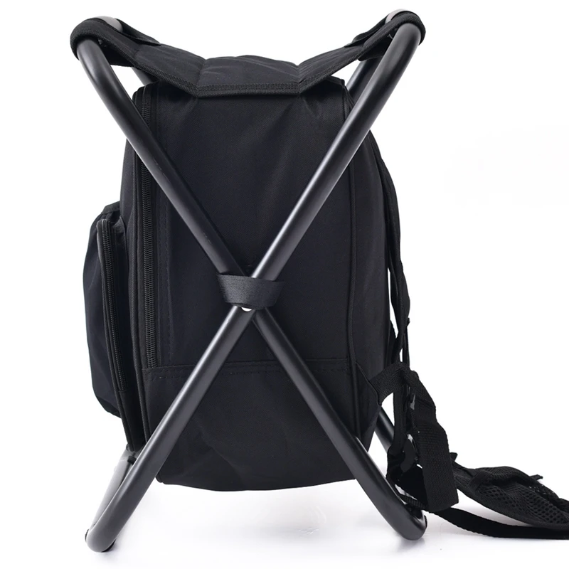 3 in 1 cooler foldable fishing chair portable backpack chair for outdoor hiking events beach fishing camping free global shipping
